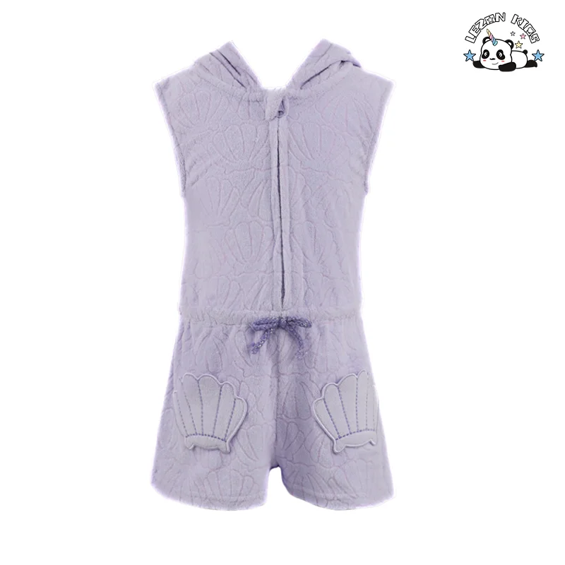 LEZONKIDS - OEM Customizable Summer Sleeveless Breathable Quick-drying Girls Jumpsuit Girls Clothing Suit